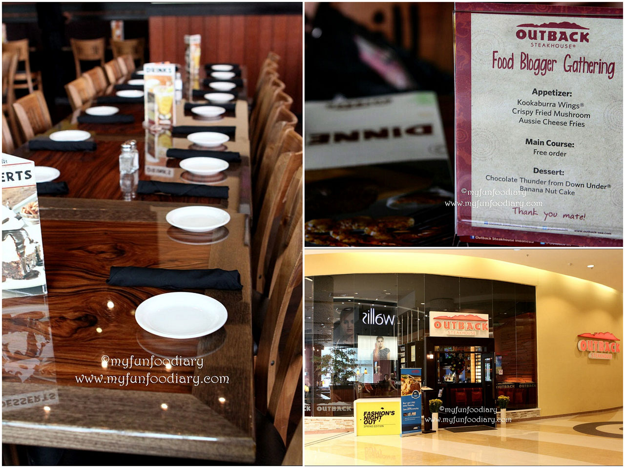 Food Blogger Gath at Outback Steakhouse