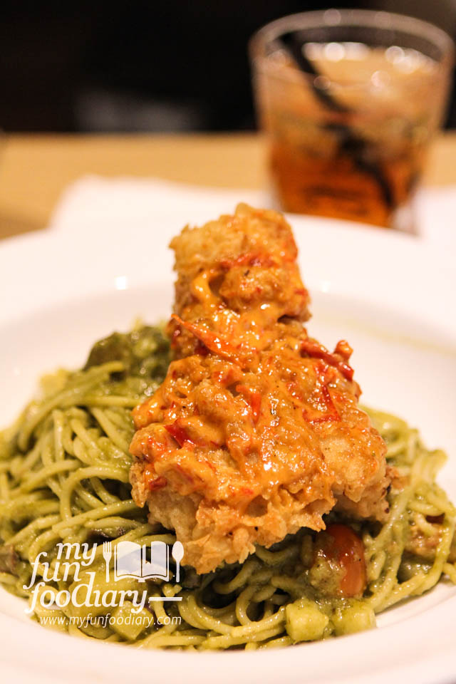 Green Curry with Crispy Dory Spaghetti