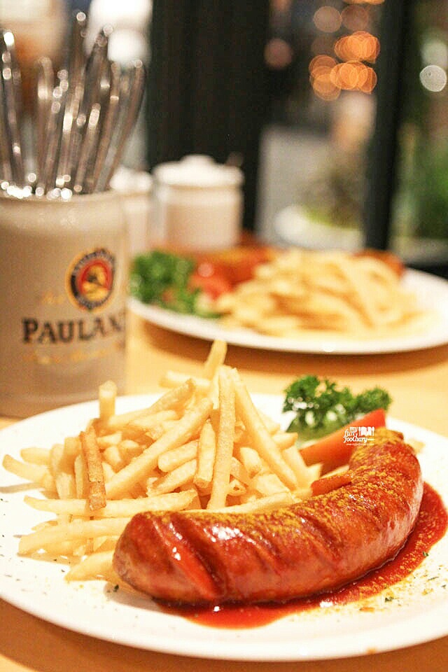 Grilled Paulaner Currywurst