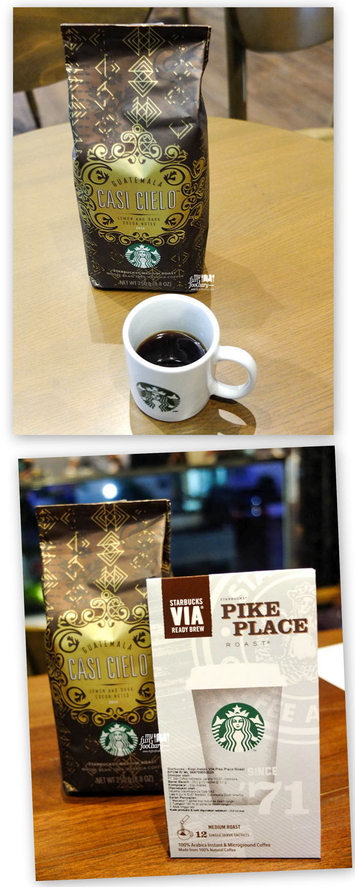 NEW Starbucks Guatemala Casi Cielo & Starbucks VIA Pike Place