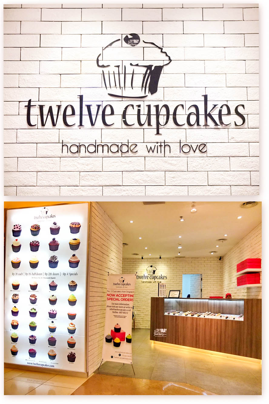Tampak Outlet Twelve Cupcakes Pacific Place Jakarta by Myfunfoodiary