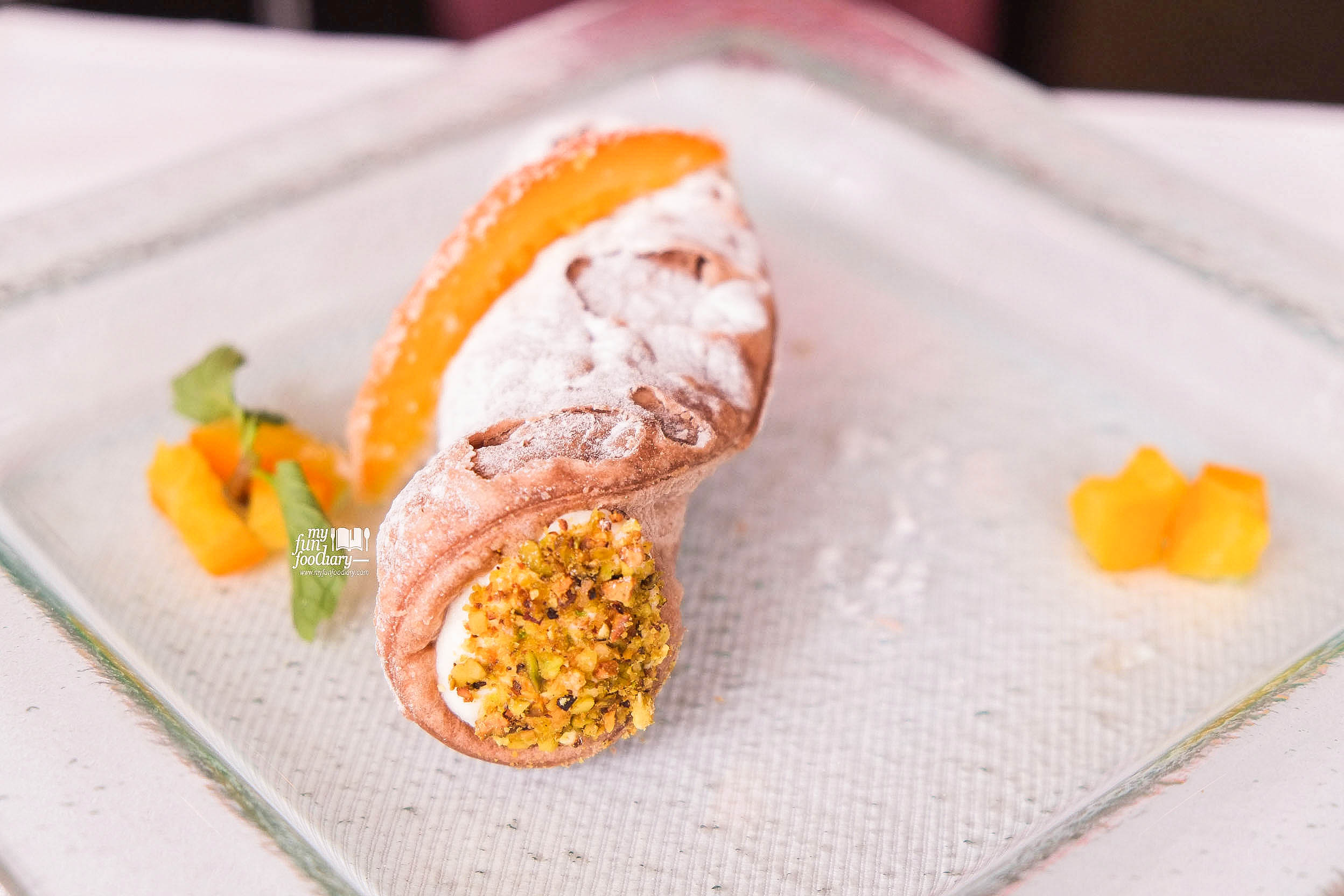 Cannolo ca Ricotta at Rosso Shangri-La Jakarta Chef Paolo Best Dish by Myfunfoodiary