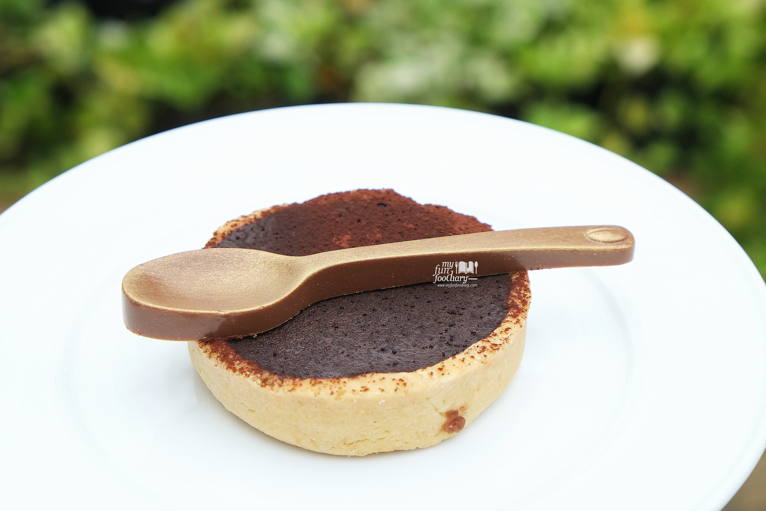 Chocolate Tart made by Kim Pangestu at Hyde Kemang - by Myfunfoodiary