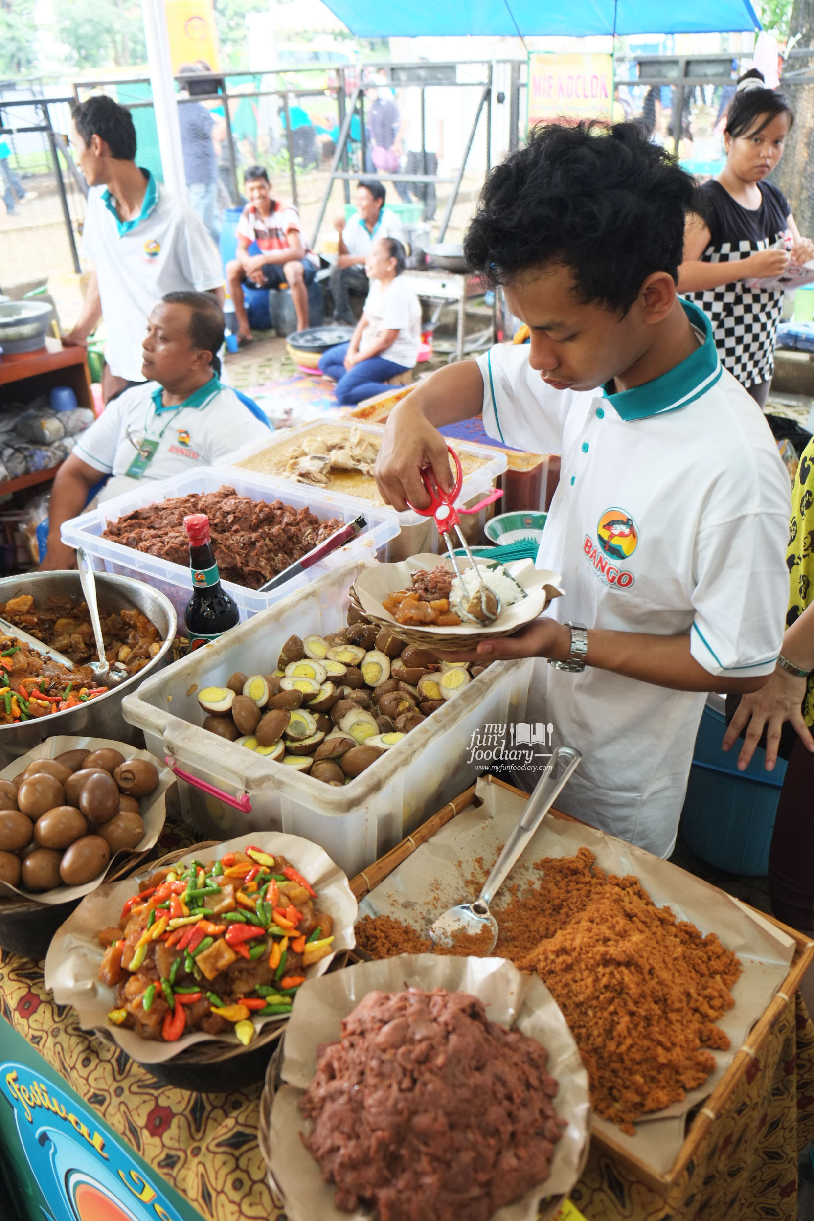 Gudeg Yogya Ibu Laminten Festival Jajanan Bango di Parkir Timur Senayan by Myfunfoodiary