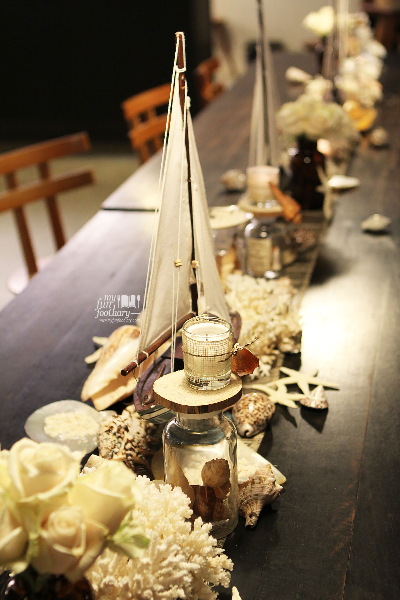 Ocean decorations at 1:15 Coffee for Real Food Concept by Myfunfoodiary 03