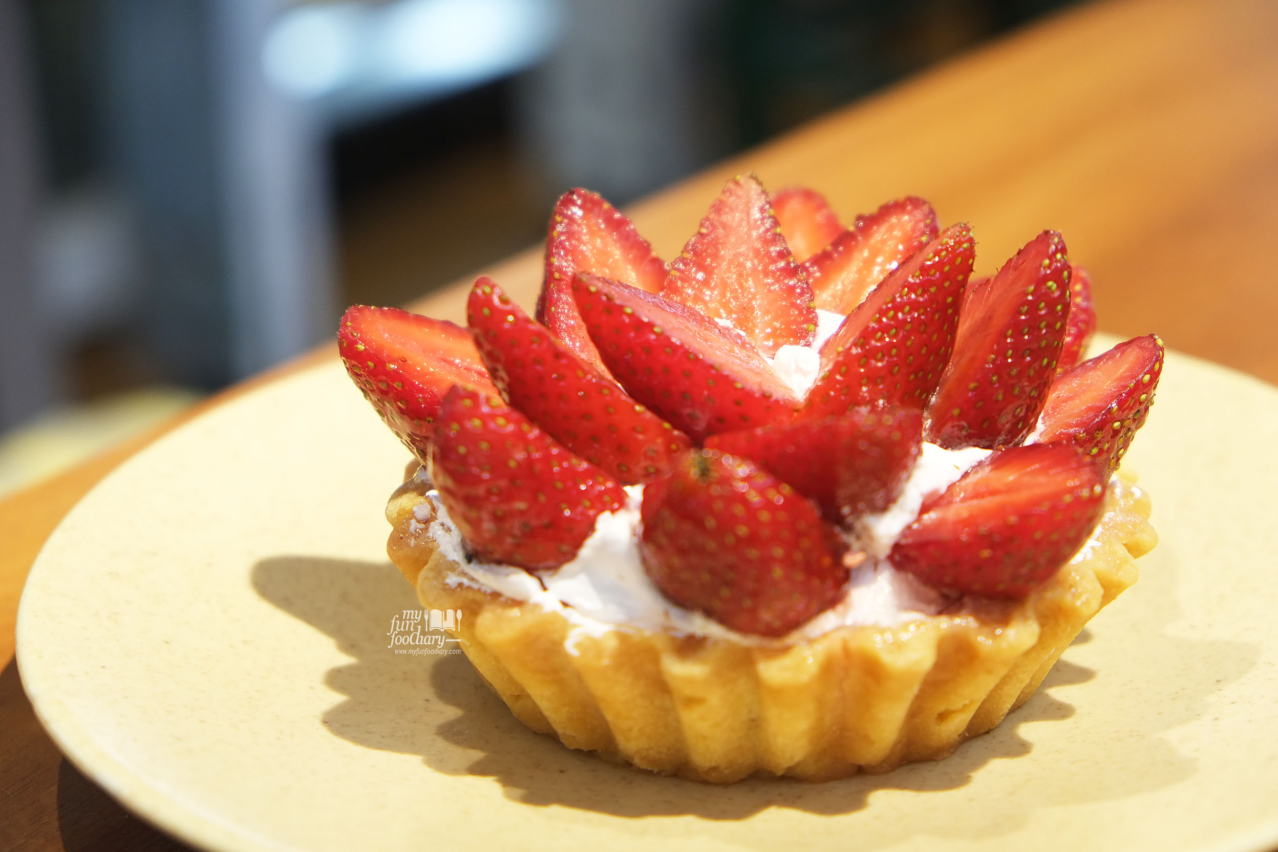 Strawberry Bloom Tart at Dill Gourmet by Myfunfoodiary