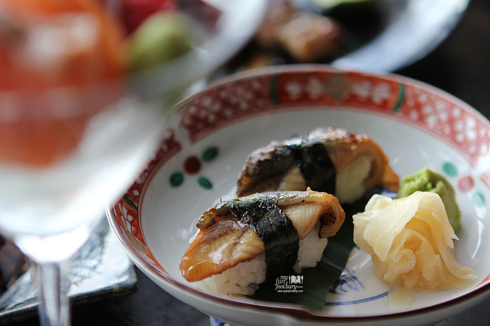 Unagi Nigiri Sushi at Enmaru Restaurant Altitude The Plaza by Myfunfoodiary