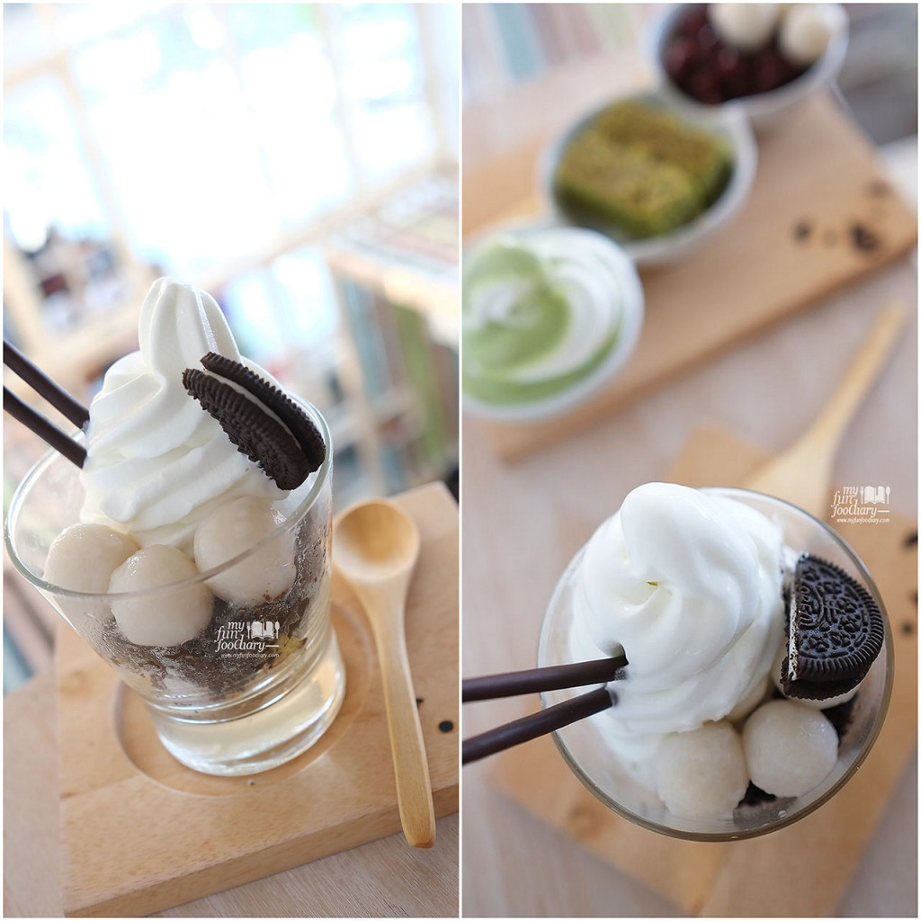 Chocolate Parfait at Shirokuma Japanese Dessert Cafe by Myfunfoodiary collage
