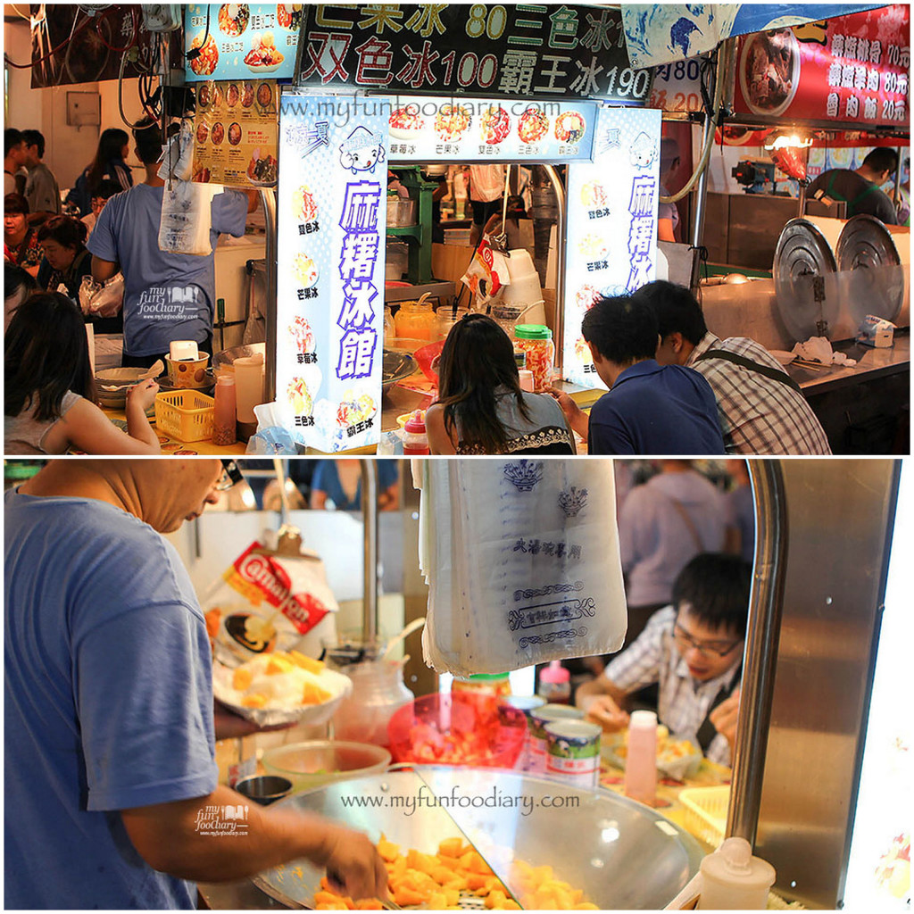 Dessert Stall Mango Ice at Rao He Night Market Taiwan by Myfunfoodiary