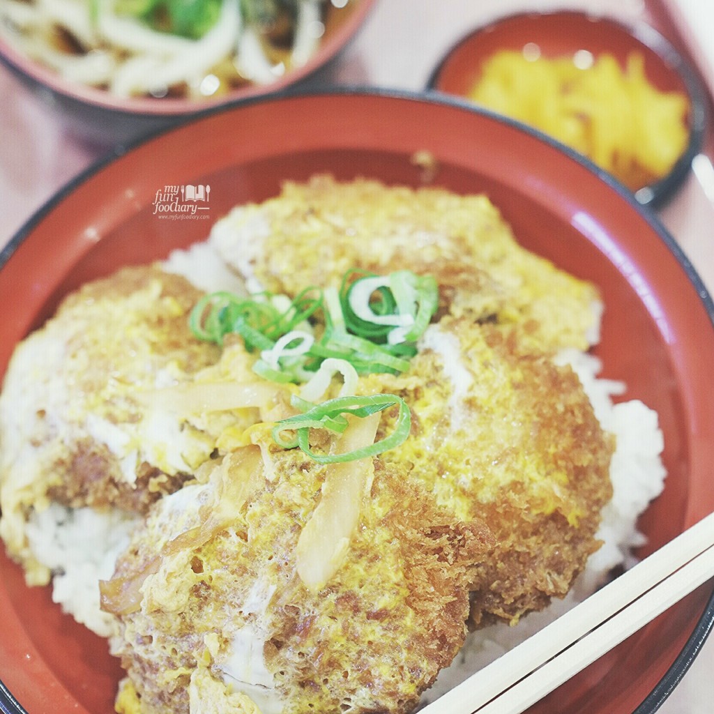 Close up Look for Pork Cutlet Bowls at Don Don Tei Restaurant by Myfunfoodiary
