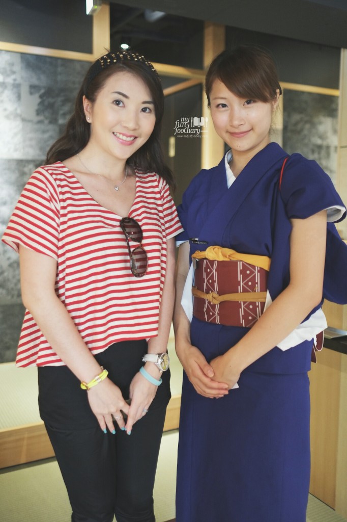 Me and the Lovely Japanese Girl at Hyoki Restaurant by Myfunfoodiary
