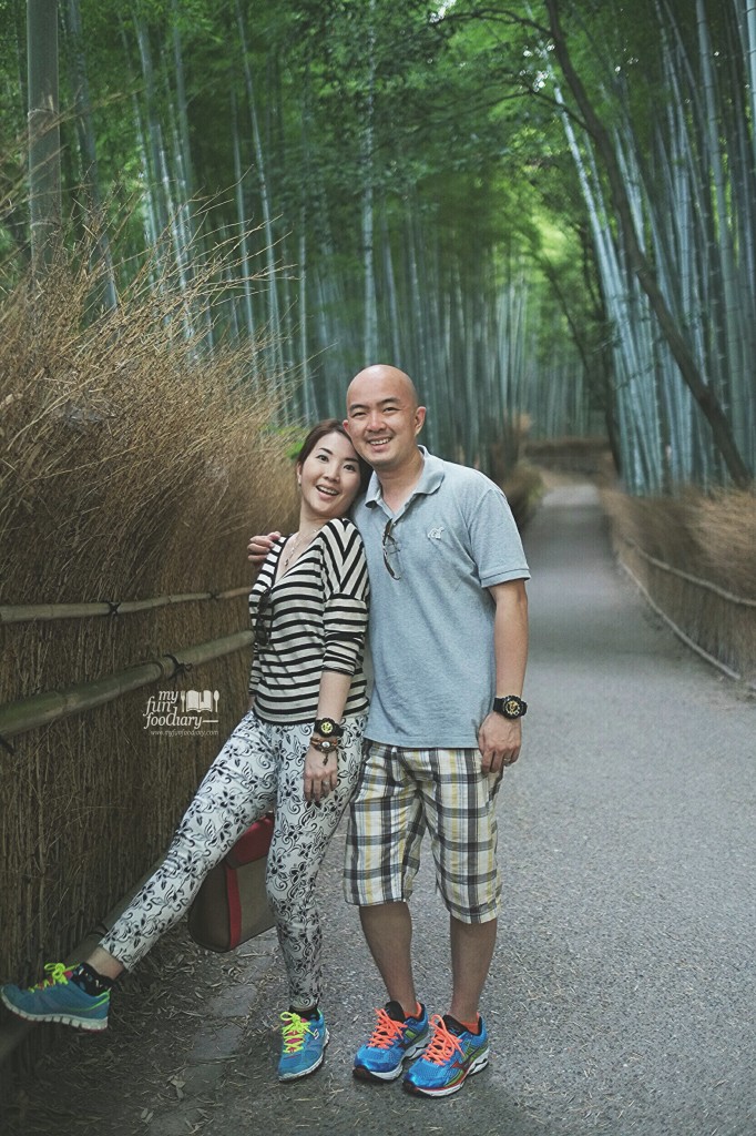 Together at Arashiyama Bamboo Grove - Kyoto by Myfunfoodiary