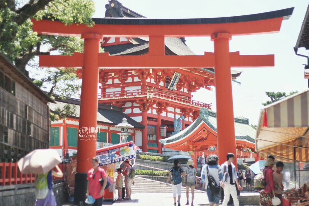 Entrance Gate to Fushimi Inari Taisha by Myfunfoodiary