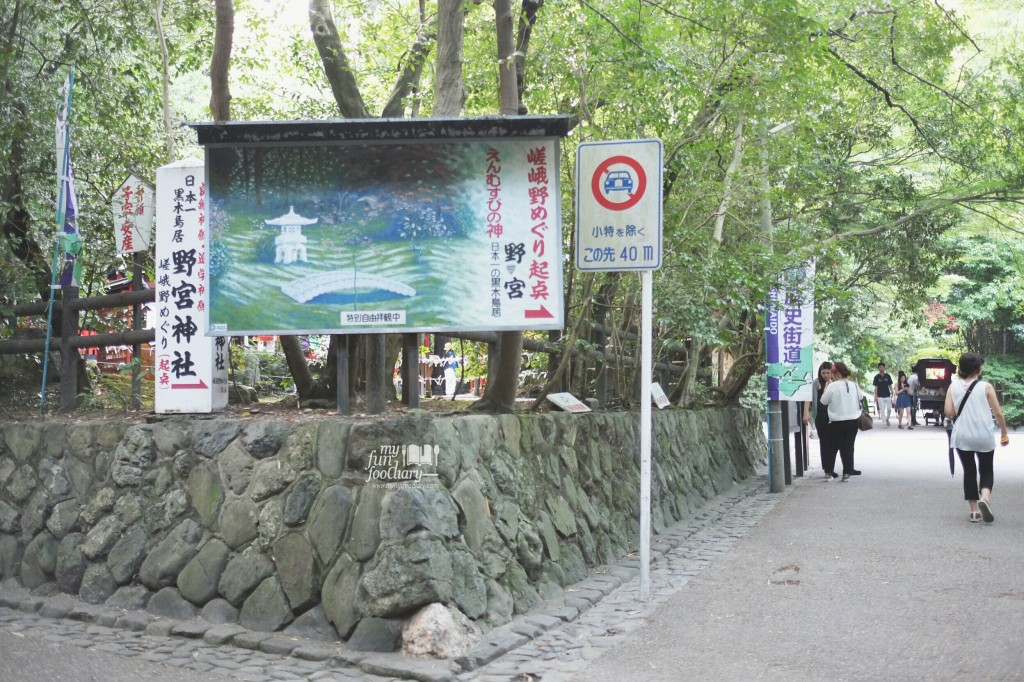 Path to Arashiyama Bamboo Grove by Myfunfoodiary