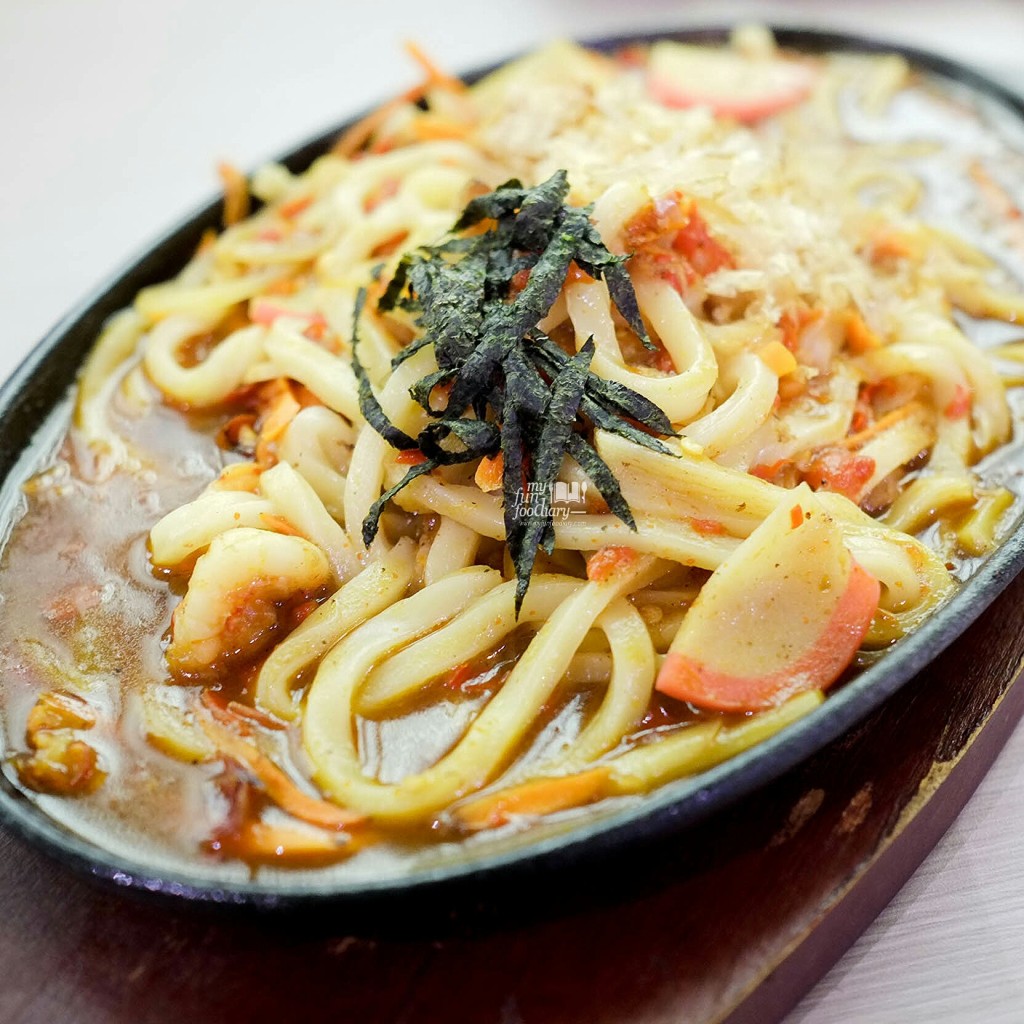Spicy Seafood Udon Hotplate at Suntiang Restaurant by Myfunfoodiary