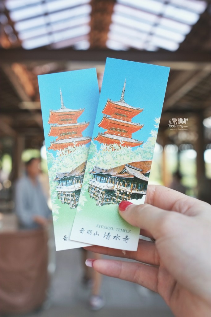 Tickets to Kiyomizudera Temple by Myfunfoodiary
