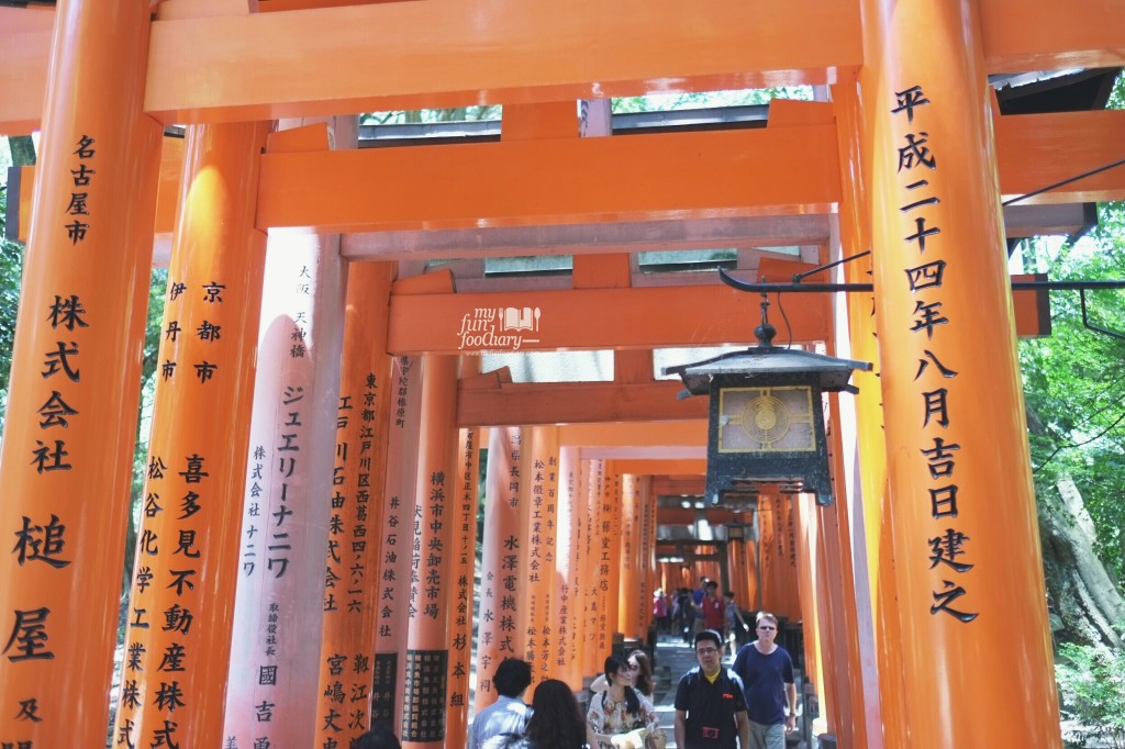 Torii Gate covered hiking trail at Fushimi Inari Taisha Kyoto by Myfunfoodiary