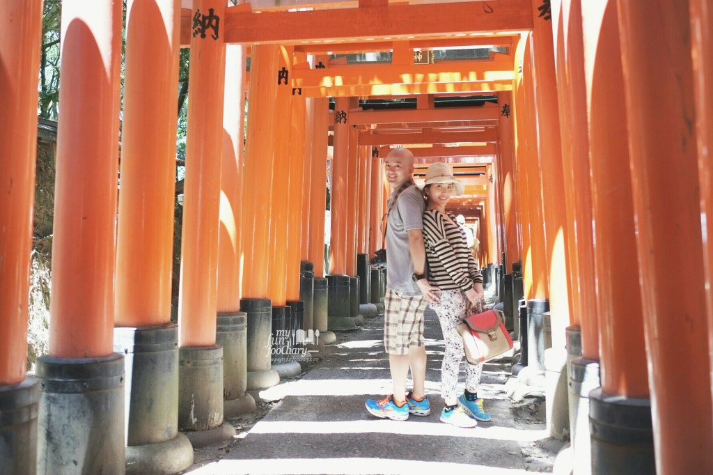 Both of us at Senbon torii Gates Fushimi Inari Taisha