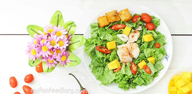 Dory Fish Salad with Sweet Chili Lime Sauce by Mullie Marlina cover