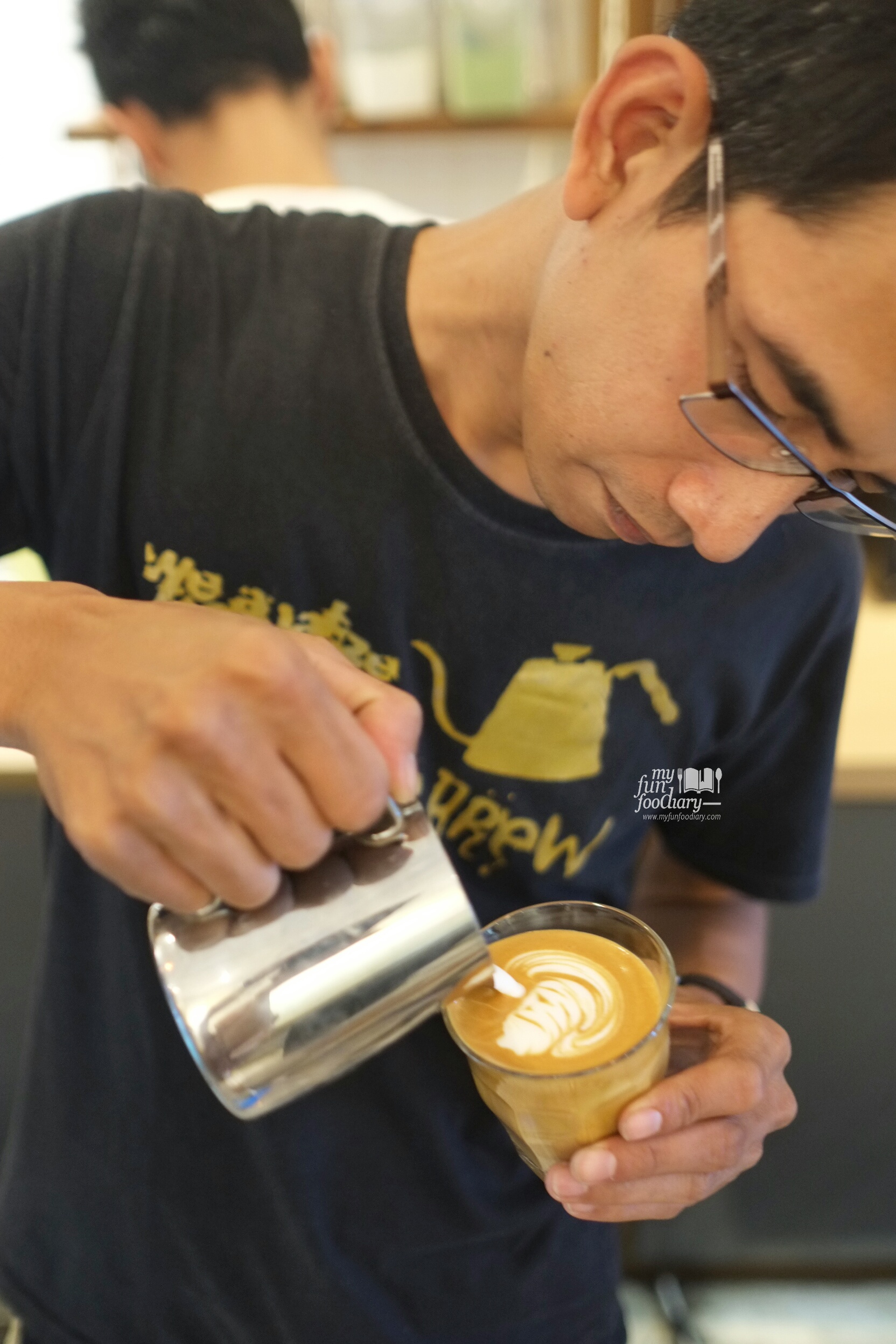 Latte Art at Blue Doors Bandung by Myfunfoodiary