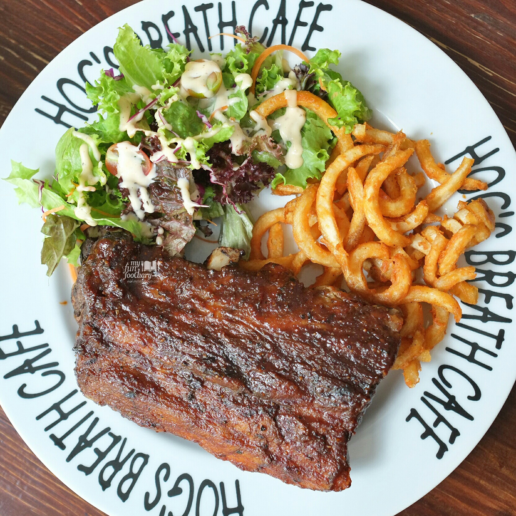 Smoked Pork BBQ Ribs at Hogs Breath Cafe by Myfunfoodiary 01