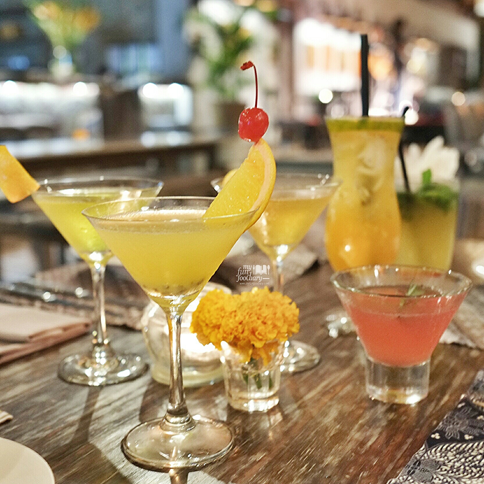 Cocktails and Mocktails at Petani Restaurant Alaya Resort Ubud by Myfunfoodiary