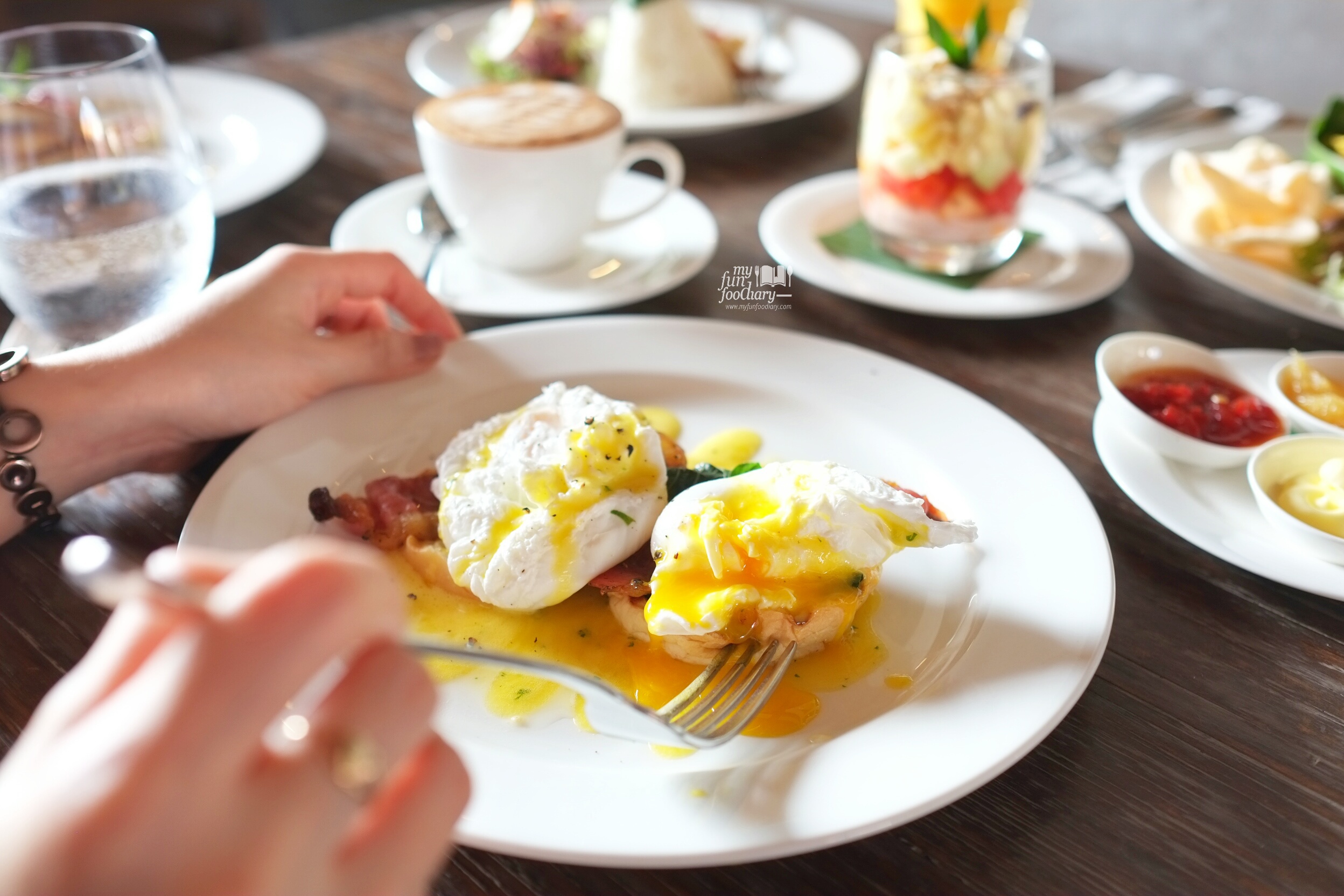 Egg Benedict at Alaya Resort Ubud by Myfunfoodiary