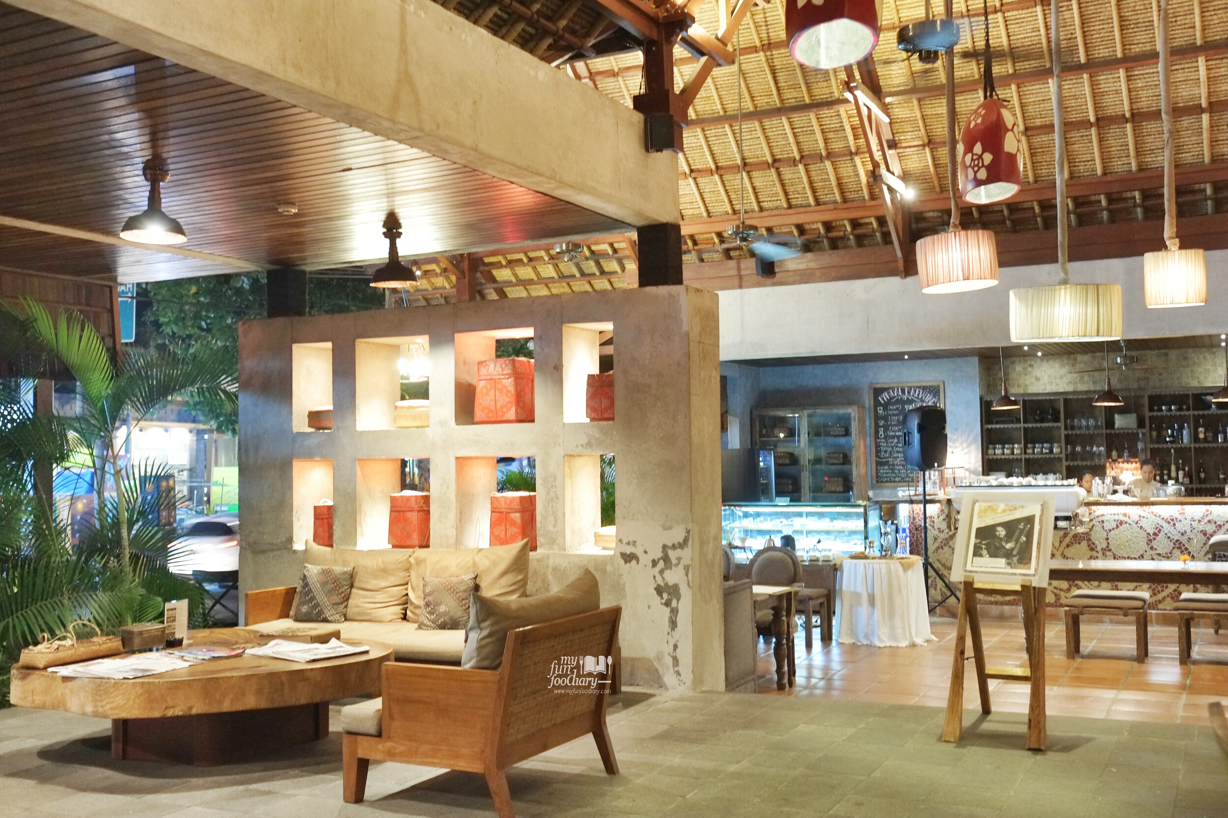 Lobby Area next to Petani Restaurant at Alaya Resort Ubud by Myfunfoodiary