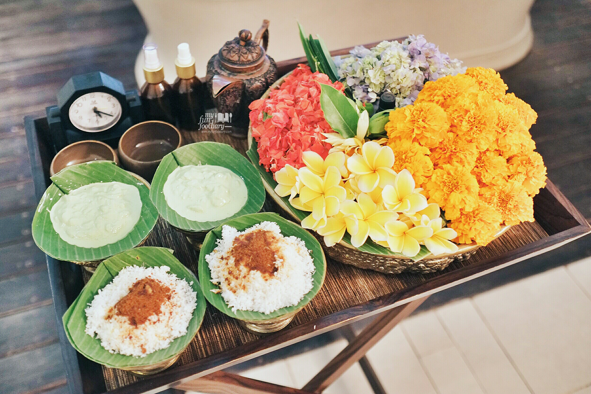 A Basket Full of Seven Balinese Flowers at DaLa Spa by Myfunfoodiary