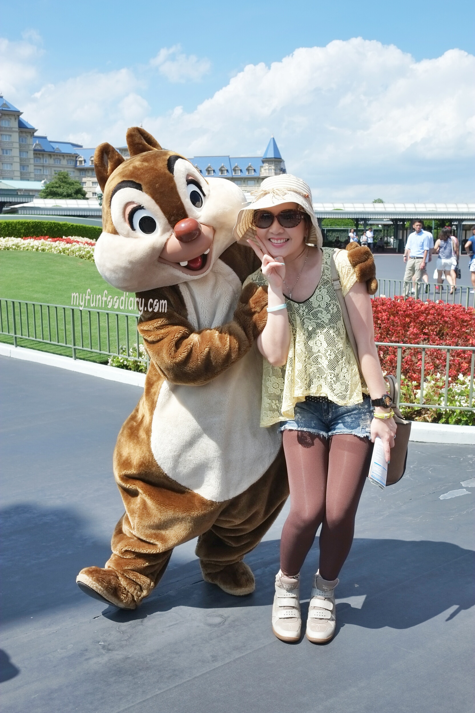 Me and Dale Chipmunk at Tokyo Disneyland by Myfunfoodiary