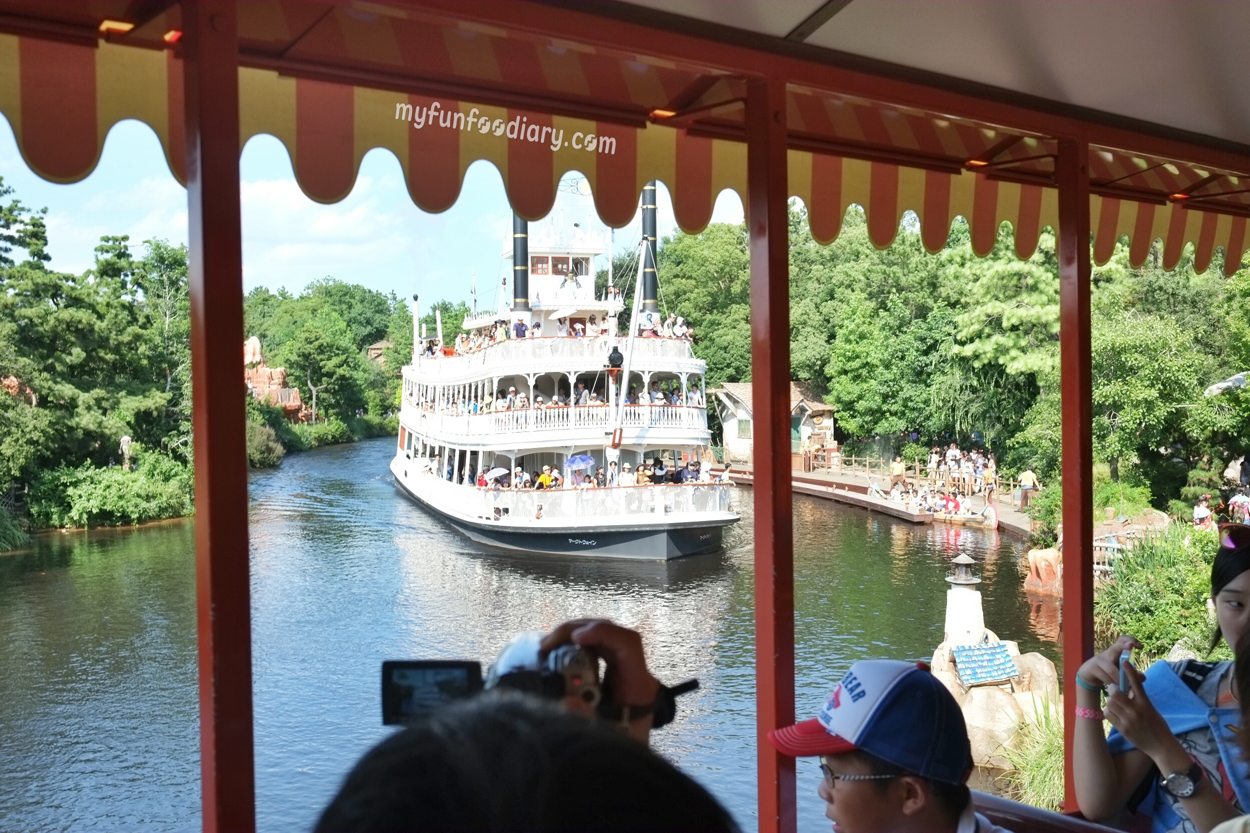 View from Western River Railroad at Tokyo Disneyland Japan by Myfunfoodiary