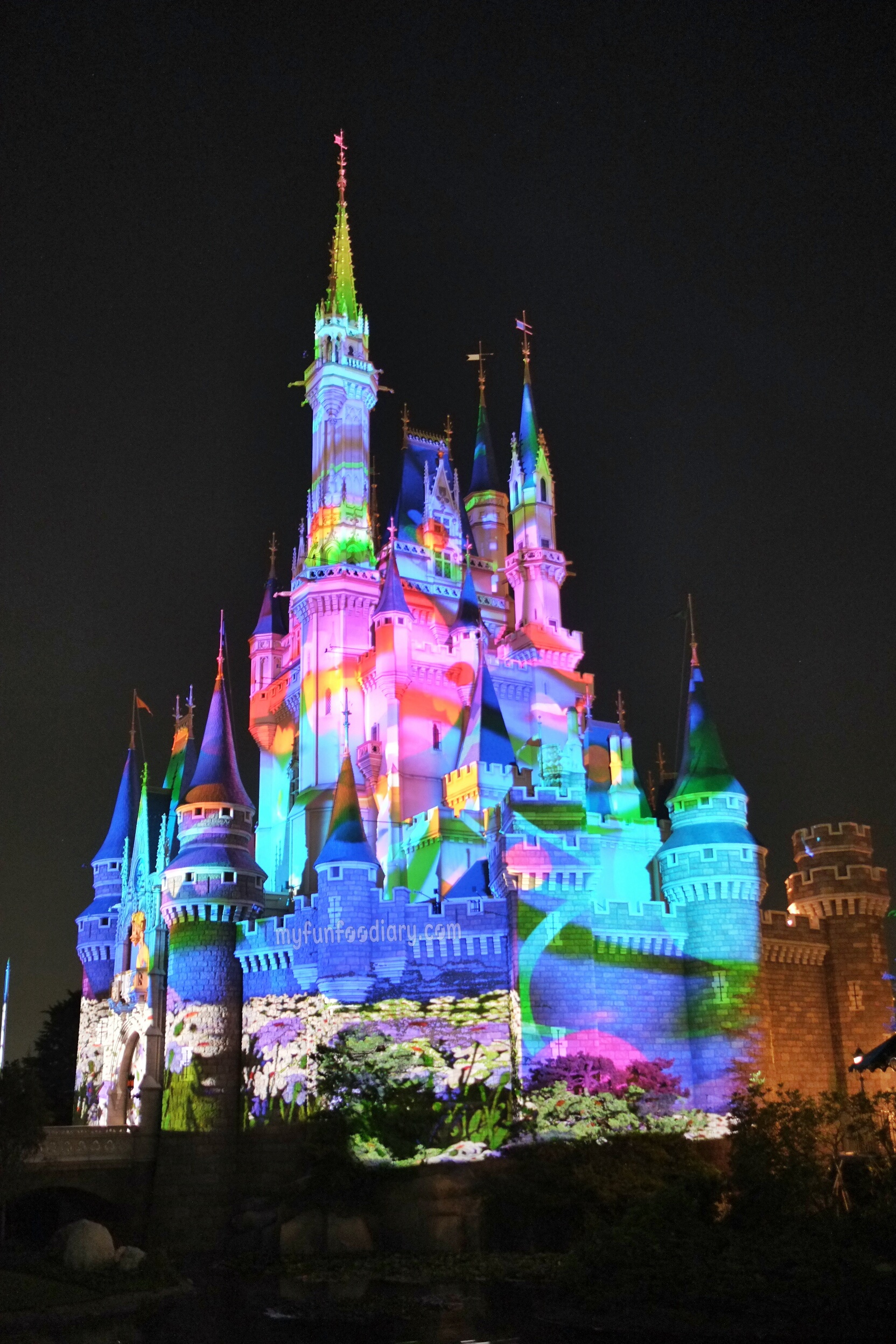 3D Mapping on Cinderella Castle at Tokyo Disneyland by Myfunfoodiary