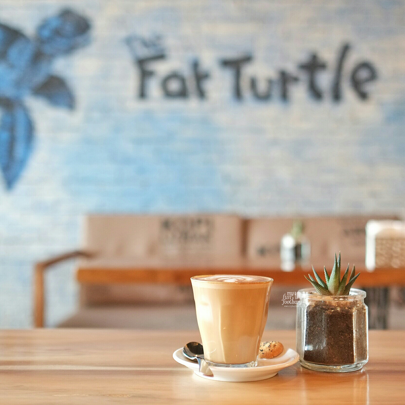 Cafe Latte at The Fat Turtle by Myfunfoodiary