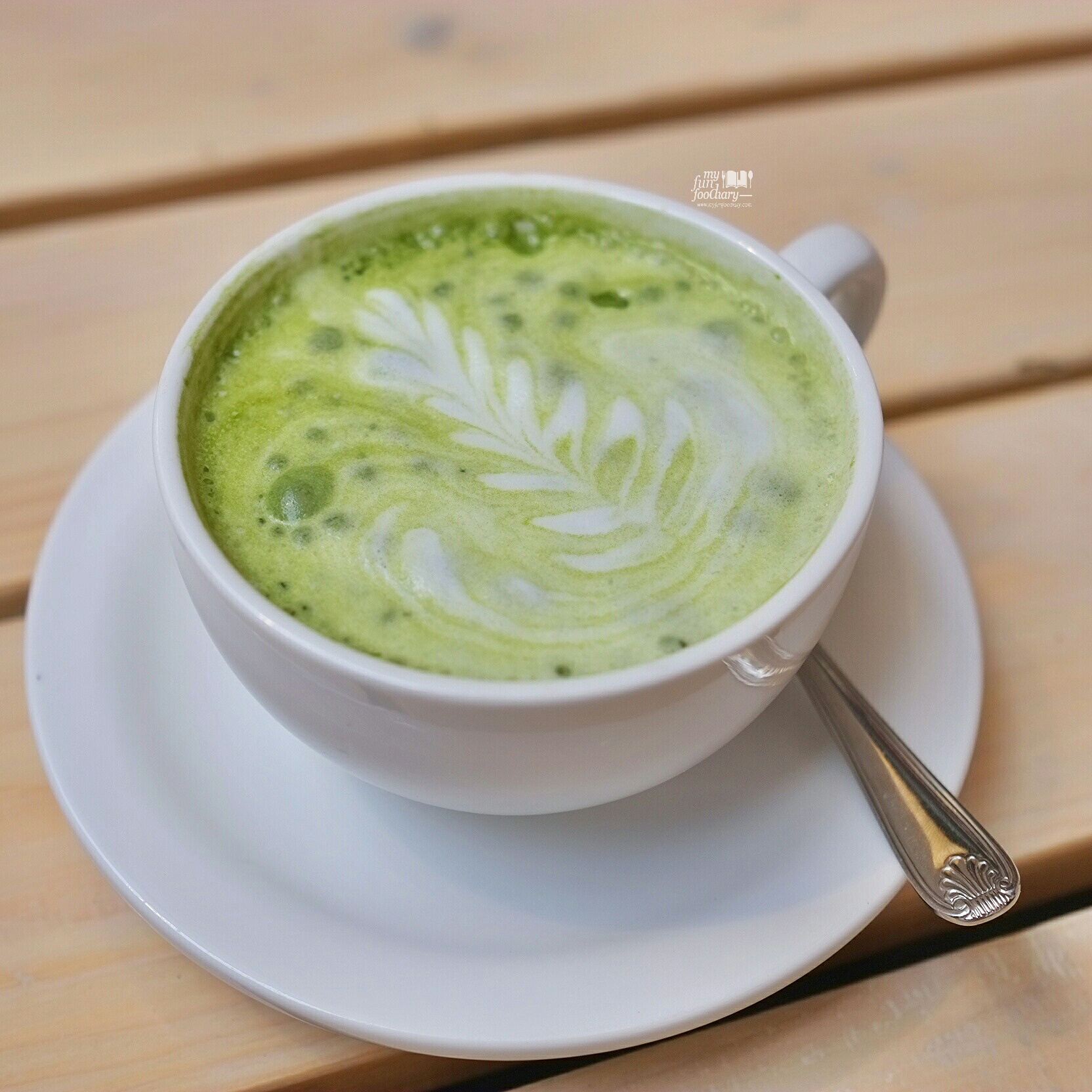 Green Tea Latte at Bun n Bite Kelapa Gading by Myfunfoodiary