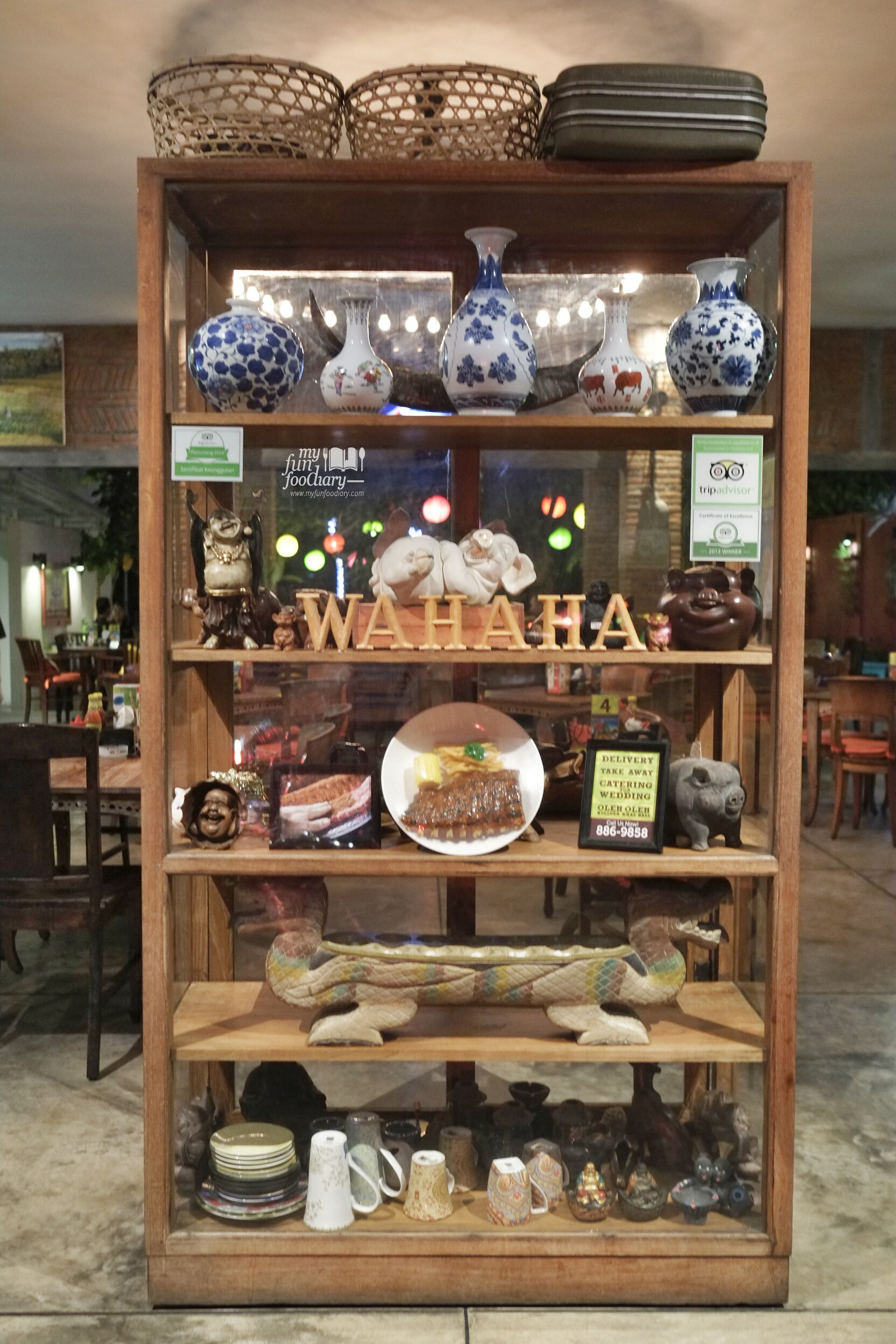 Voted as best restaurant by Trip Advisor at Wahaha Pork Ribs Bali by Myfunfoodiary