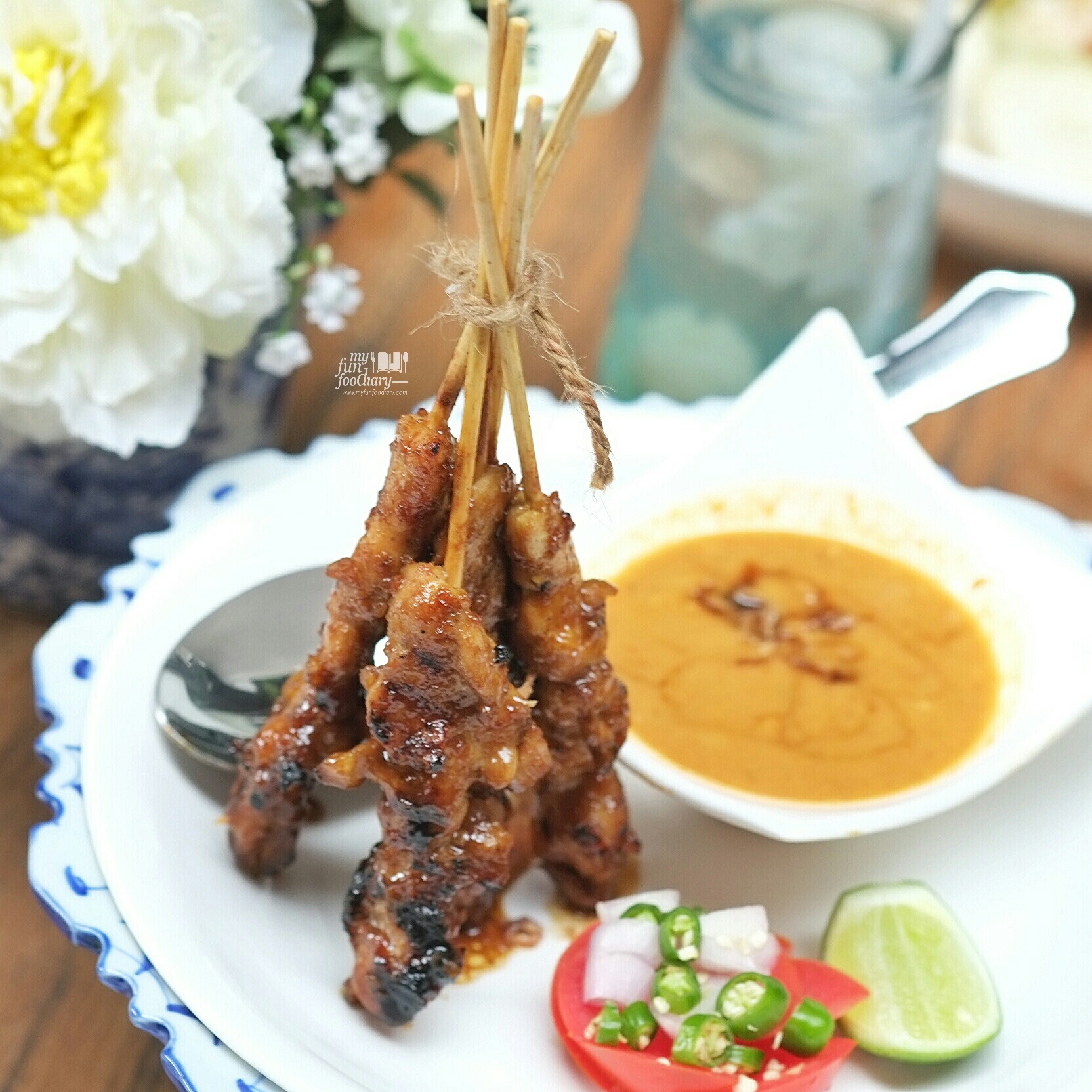 Chicken Satay at Blue Jasmine Restaurant by Myfunfoodiary 01