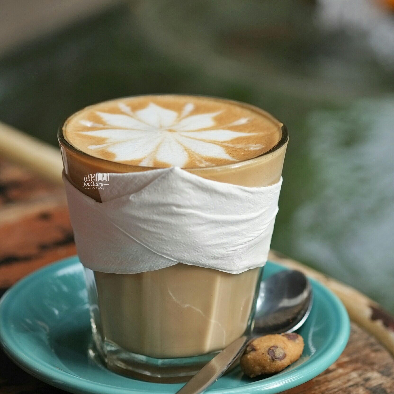 Hazelnut Latte at Bungalow Living Cafe Bali by Myfunfoodiary