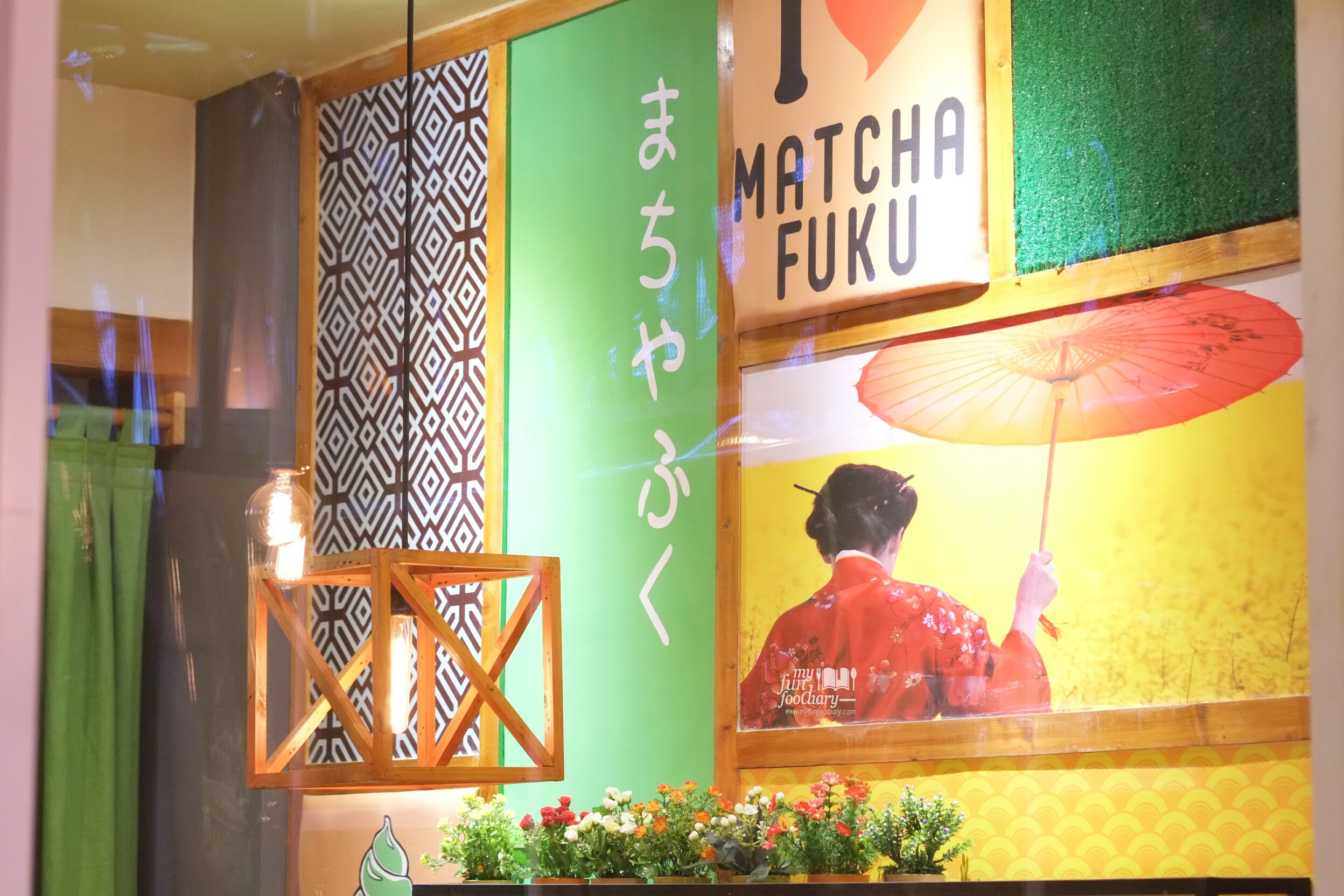 Simple Japanese Decor at Matchafuku Citra by Myfunfoodiary