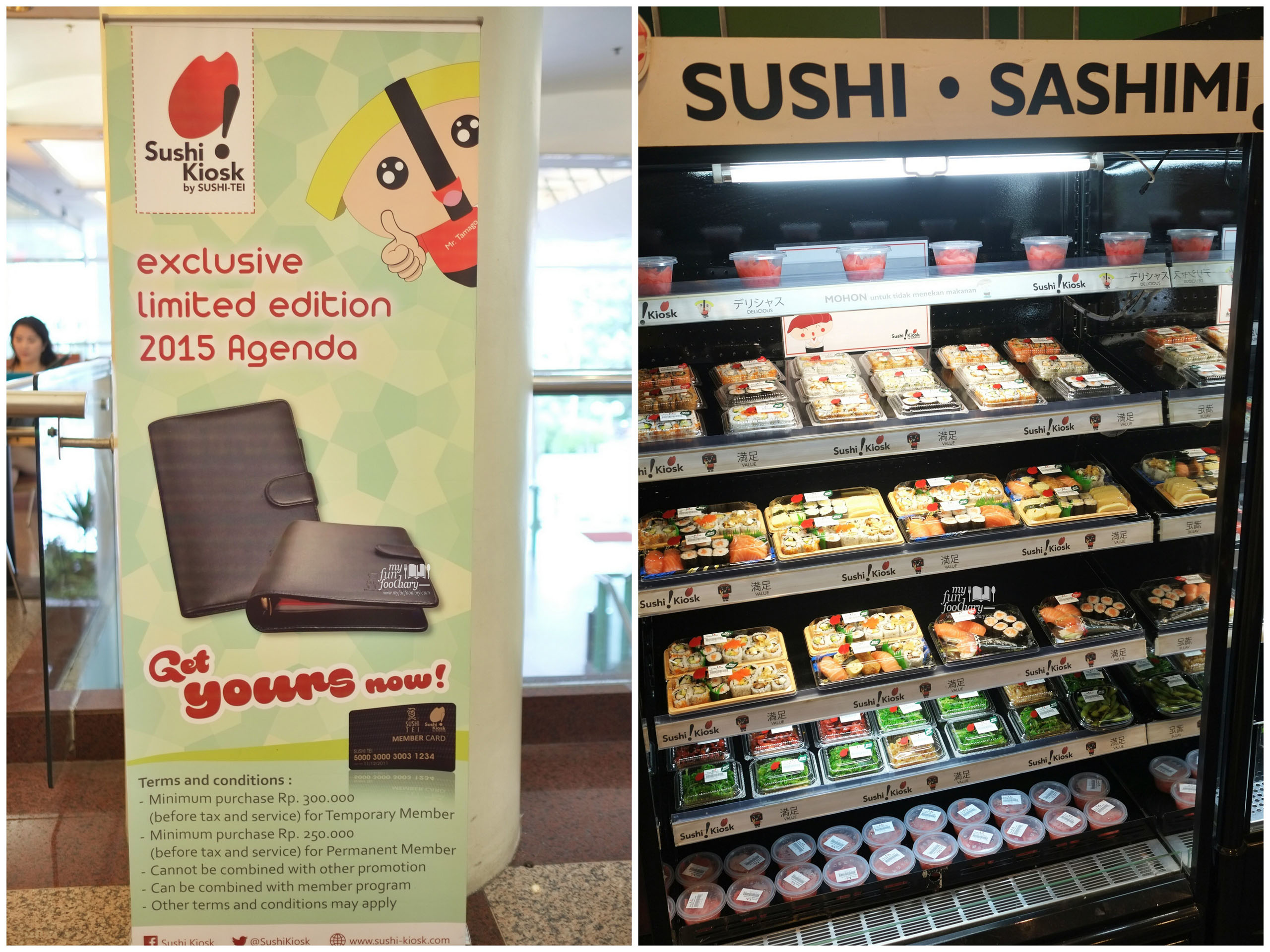 Sushi Sashimi at Sushi Kiosk by Sushi Tei - by Myfunfoodiary