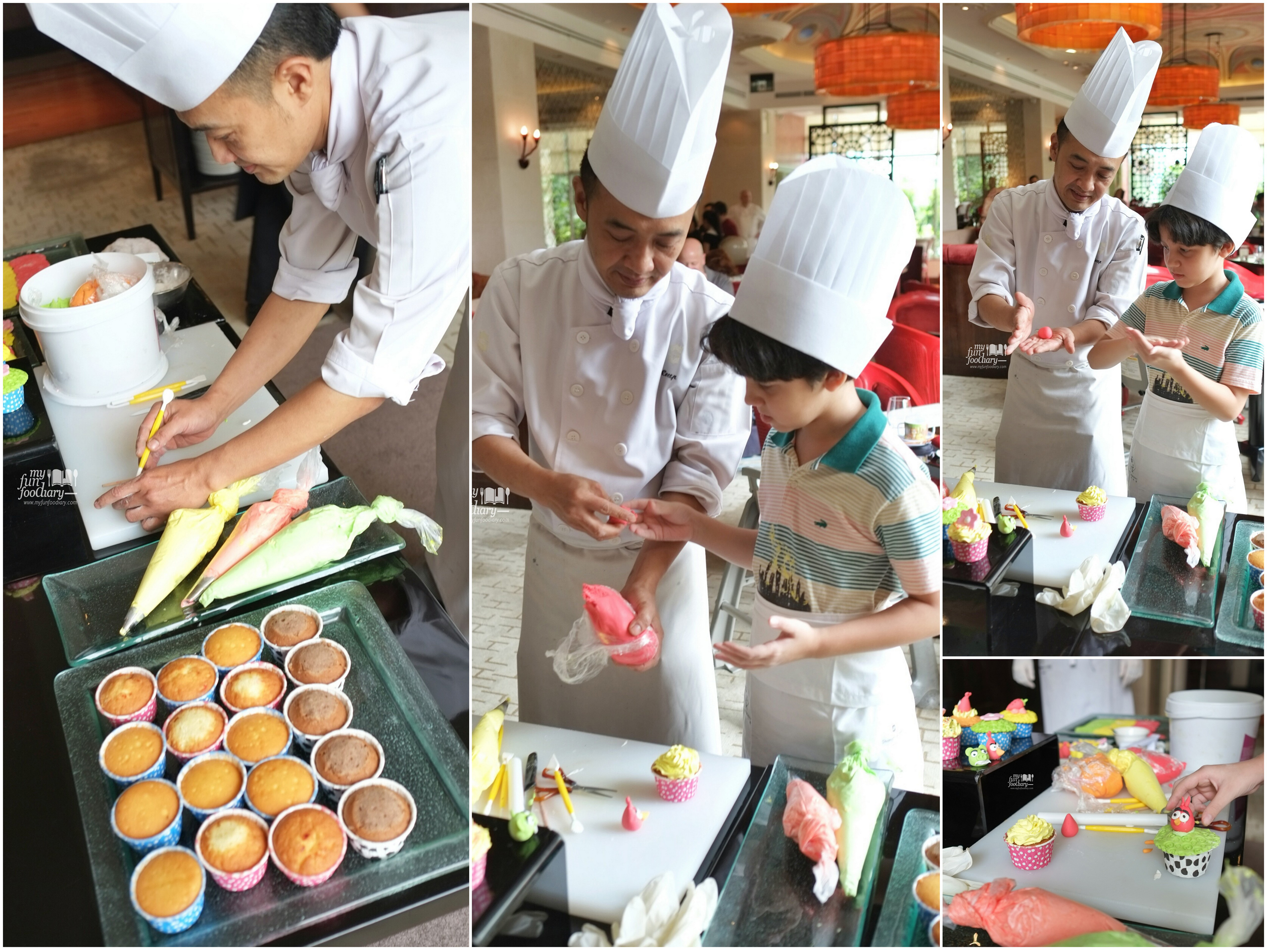 Cupcakes Decoration at Rosso Shangrila Jakarta by Myfunfoodiary