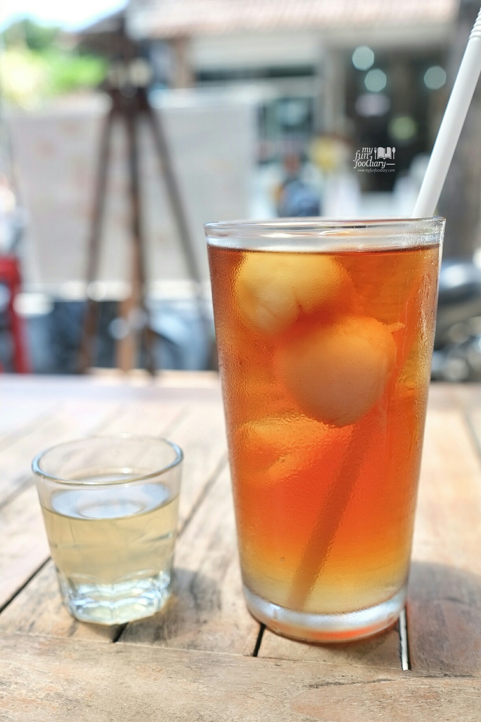 Iced Lychee Tea at Eat Well Bali by Myfunfoodiary
