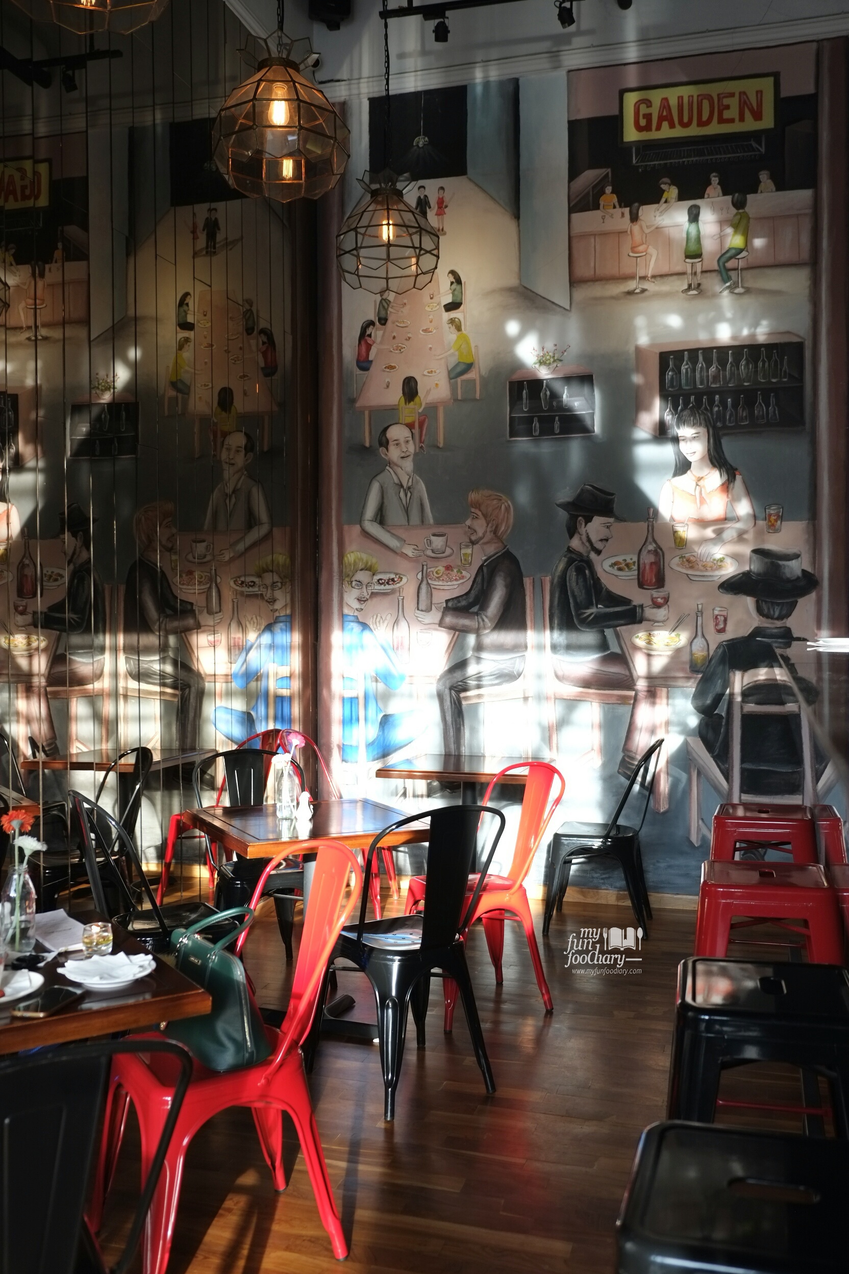 Indoor Ambiance at Gauden Cafe and Bar by Myfunfoodiary