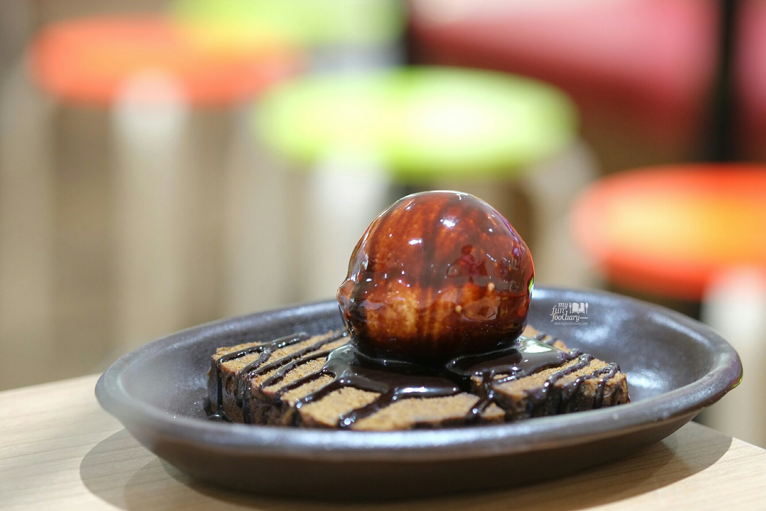 Choco Fondue Brownies at Aree Korean Dessert Cafe by Myfunfoodiary