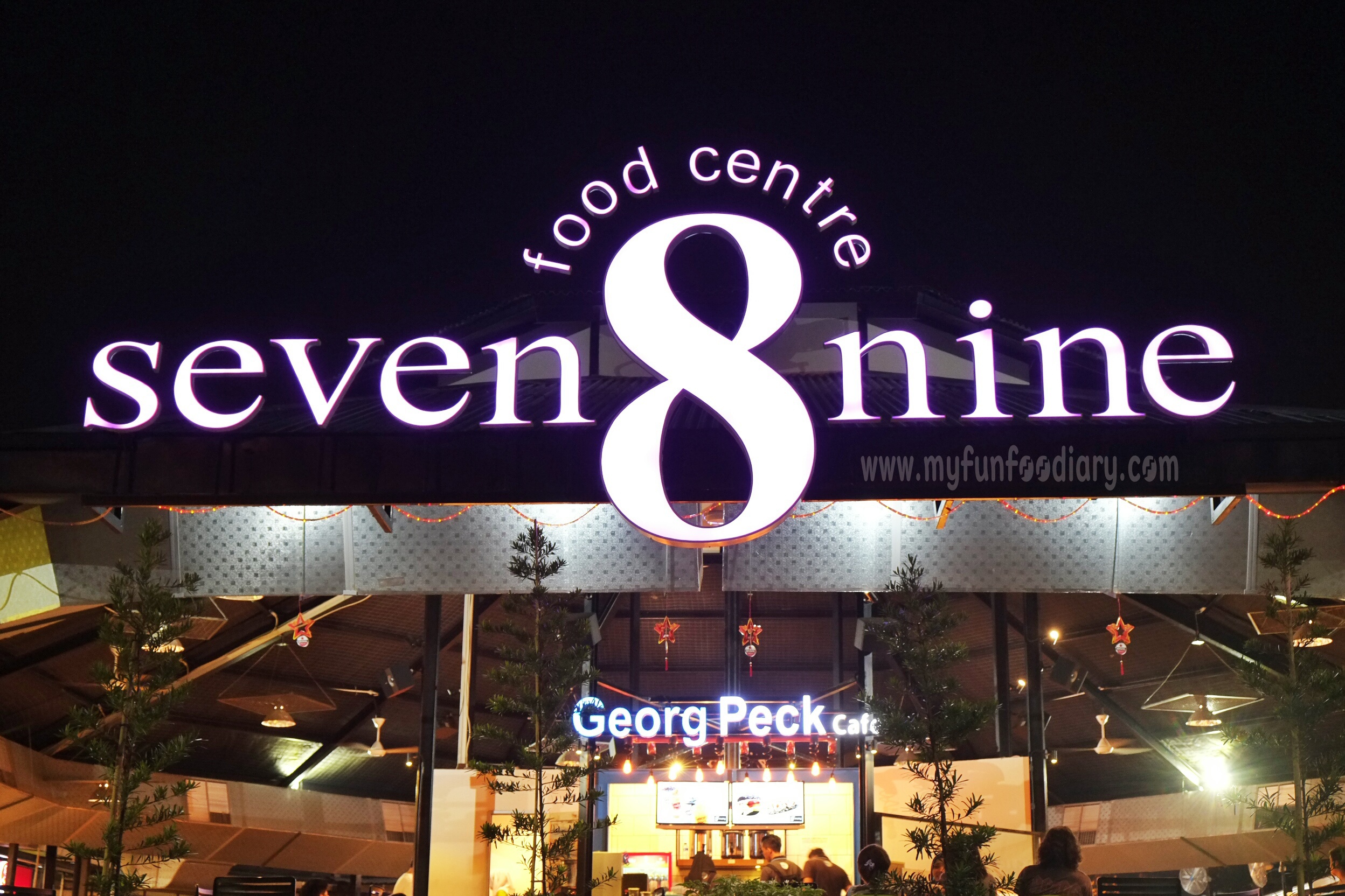 Signboard Seven 8 Nine Food Centre Kedoya by Myfunfoodiary