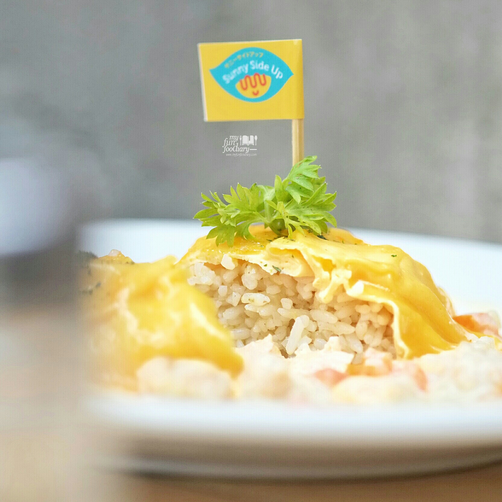 Creamy Salmon Omurice at Sunny Side Up by Myfunfoodiary 01