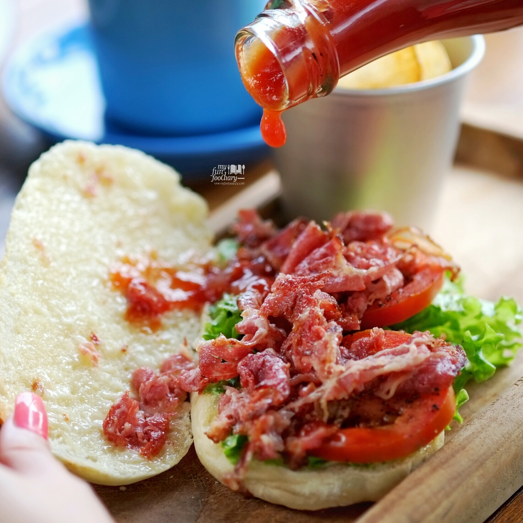 Beef BLT Sandwich at Brown Bag Kemang by Myfunfoodiary 03
