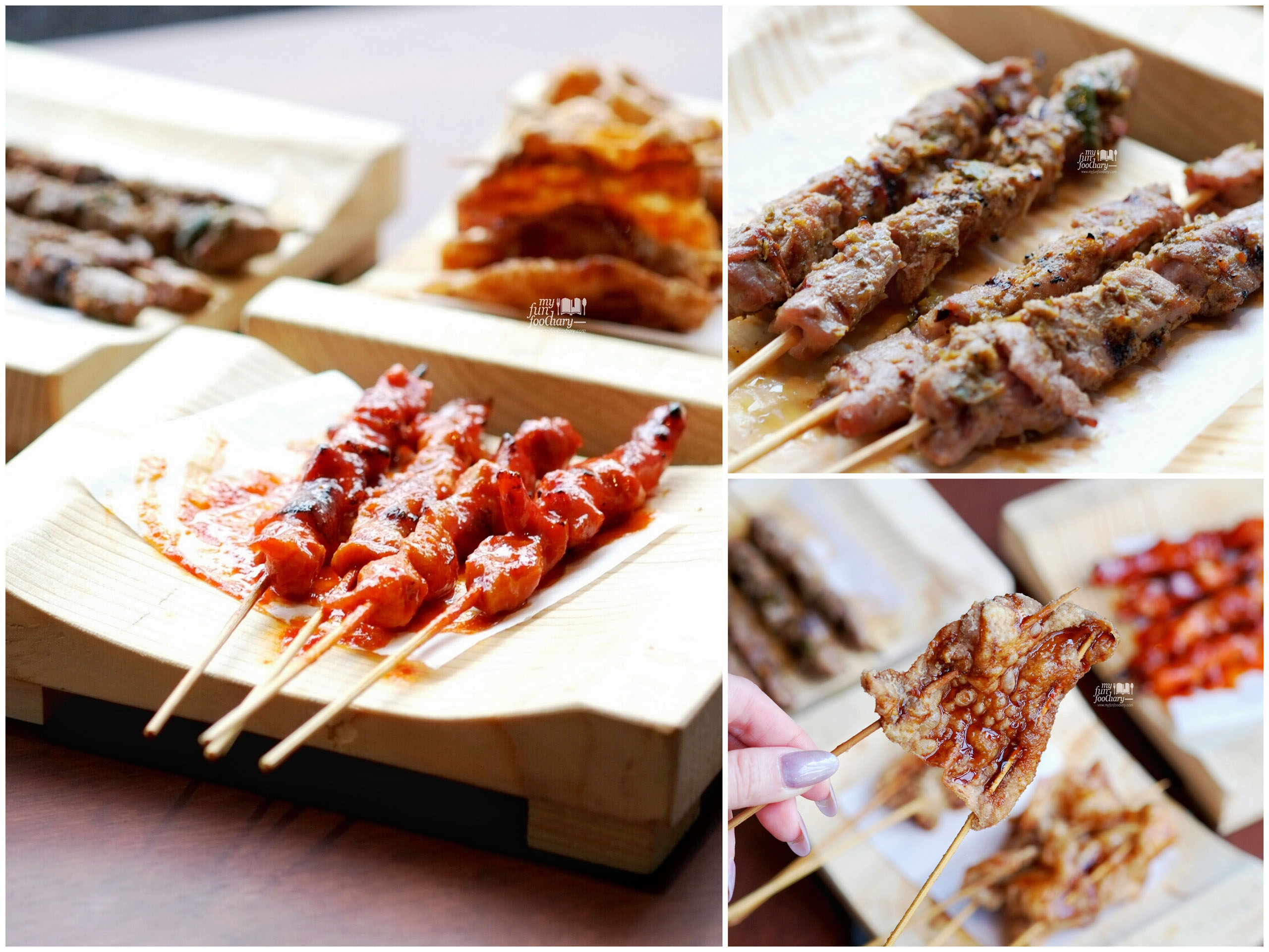 Variety of Skewers at Holy Wings by Myfunfoodiary