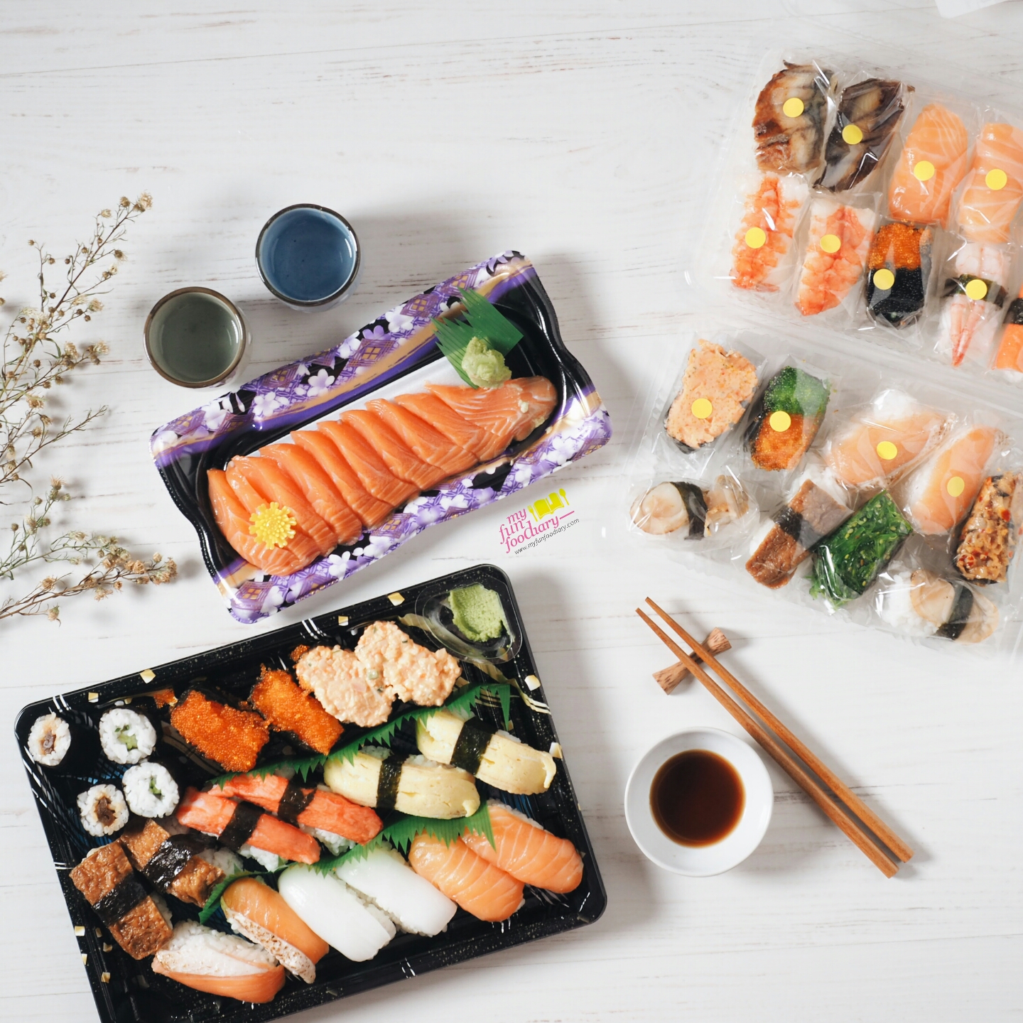 Cheap Sushi and Sashimi at AEON Market BSD City by Myfunfoodiary