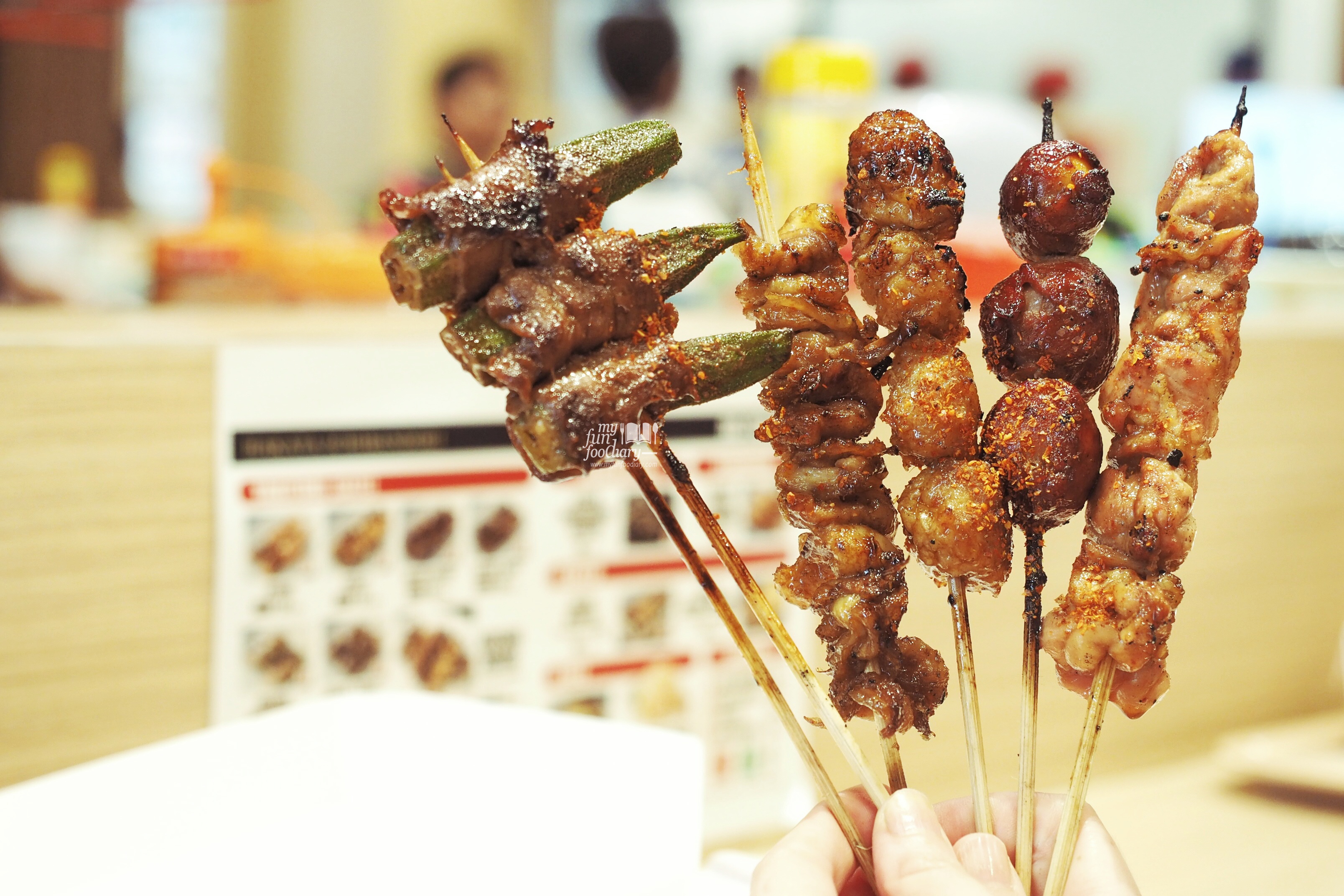 Combo Chicken Skewers - Yakitori at The Food Culture AEON Mall by Myfunfoodiary