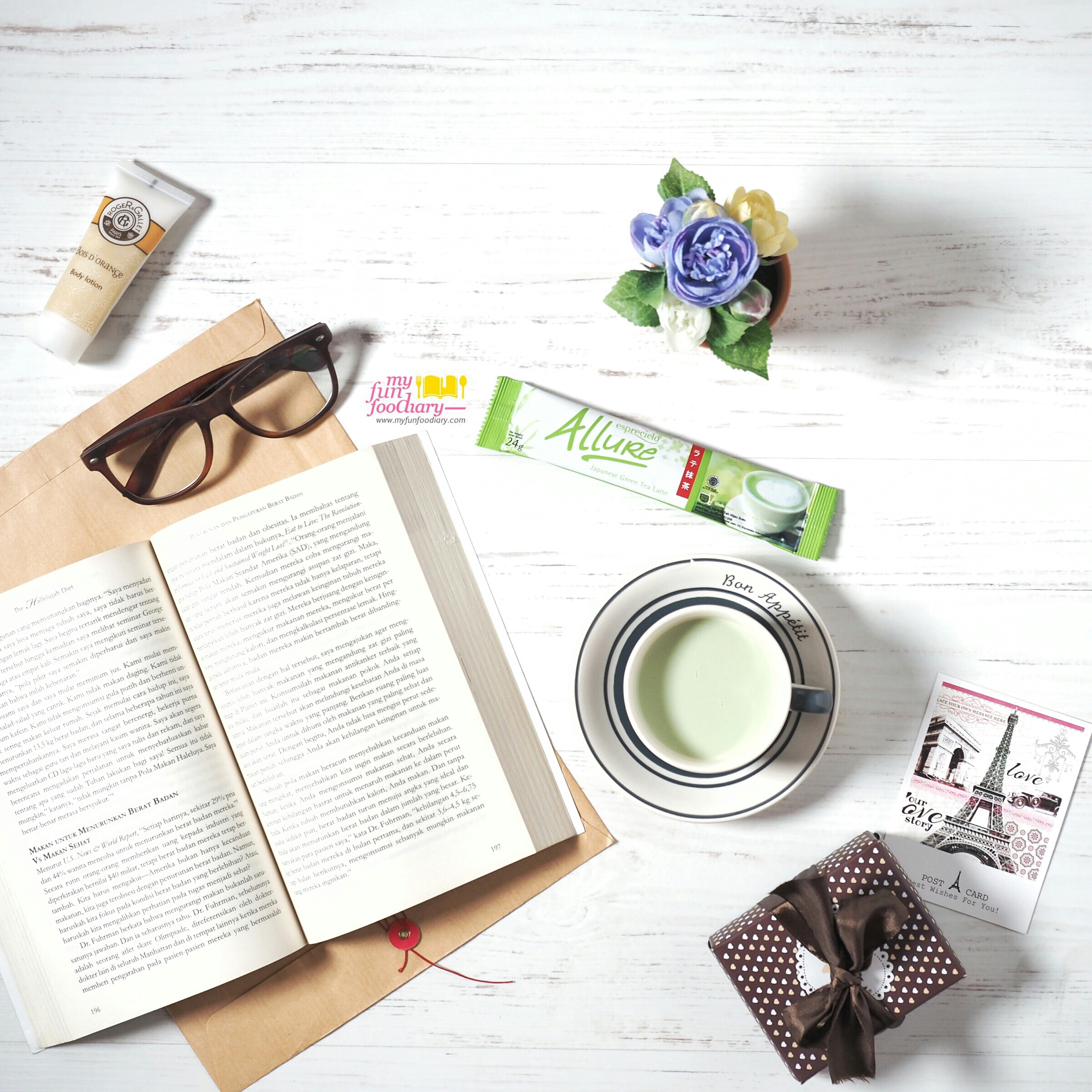 Relaxing Moment with Allure Green Tea at Home by Myfunfoodiary